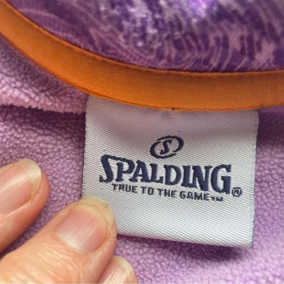 Spalding Purple Quarter-Zip Pullover Sweatshirt – Medium - Picture 7 of 11